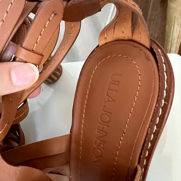 Ulla Johnson Meerkat Madeira Twisted Contrast High Heel - Size 9 - Picture 4 of 8